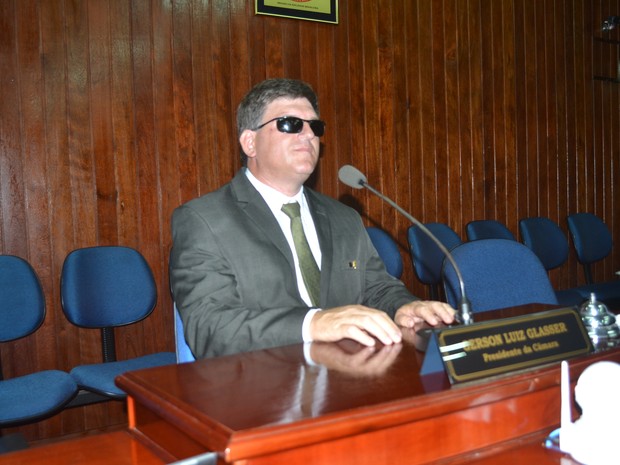 Gerson Glasser, vereador de Tapiraí, atualmente é presidente da Câmara Municipal